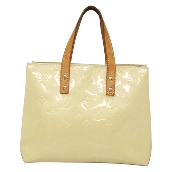 LOUIS VUITTON Monogram Vernis Reade PM Hand Bag Perle M91336 - Picture 2 of 12